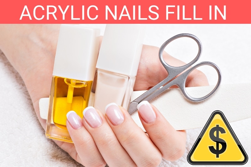 how much do fill ins for acrylic nails cost